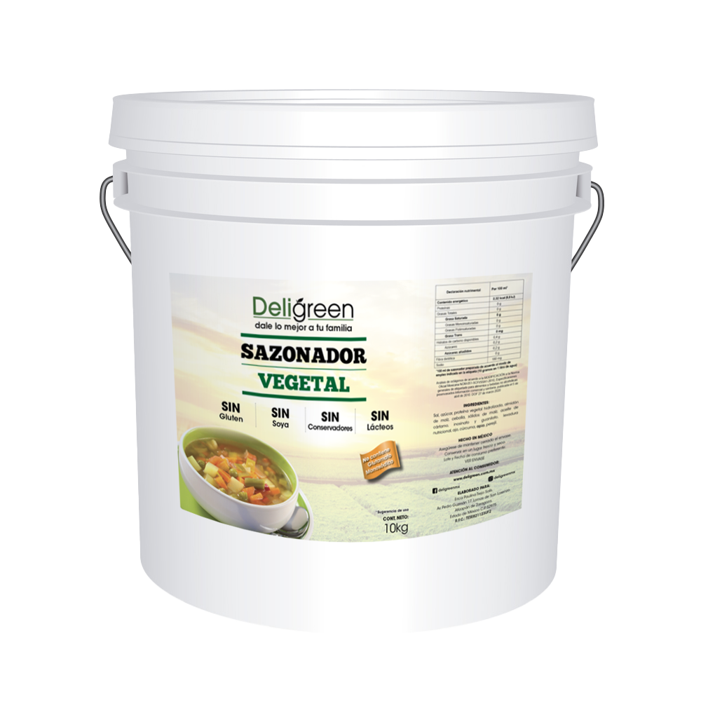 Sazonador vegetal natural 10 kg