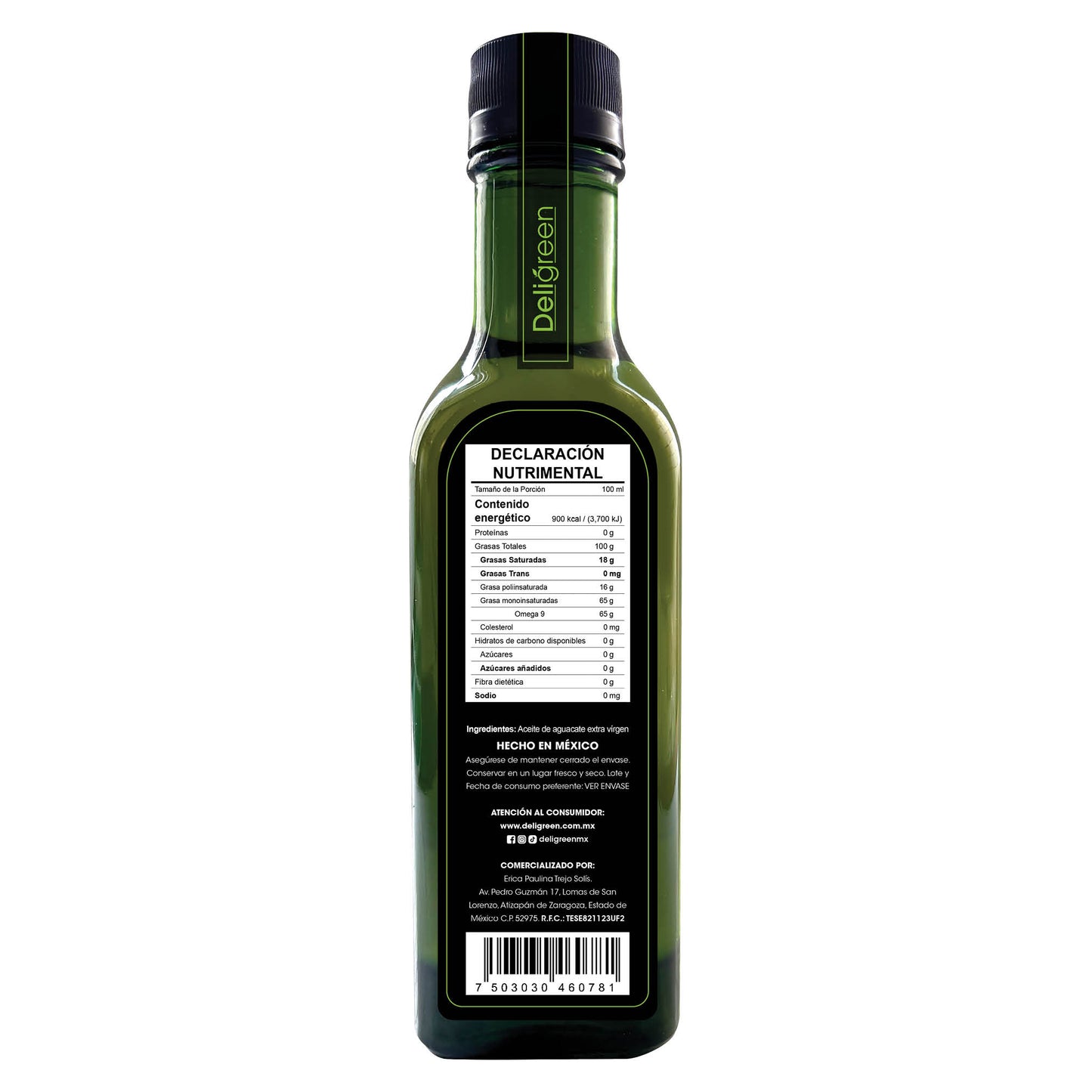 Aceite de Aguacate Extra Virgen 260ml