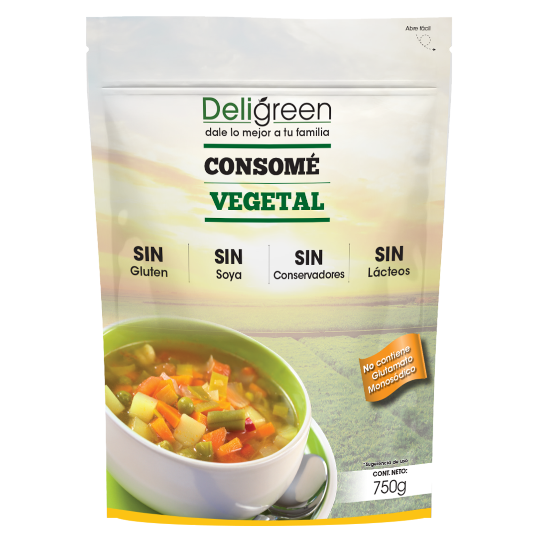 Consomé sazonador vegetal Deligreen
