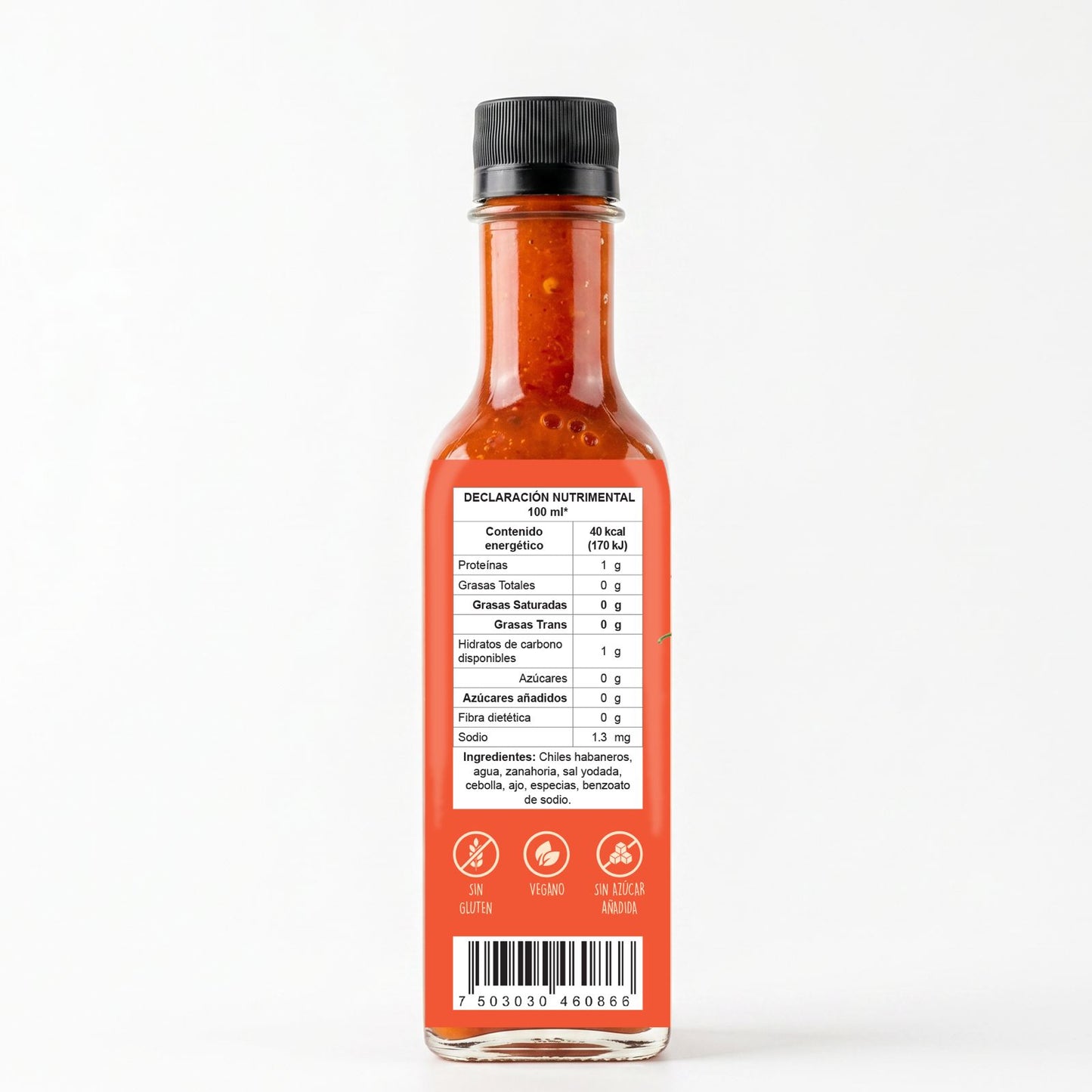 Salsa a la Leña Habanero Natural 250ml