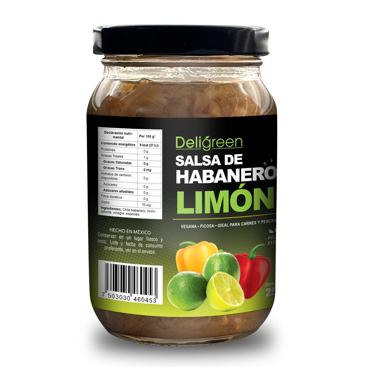 Salsa Habanero Limón 250g