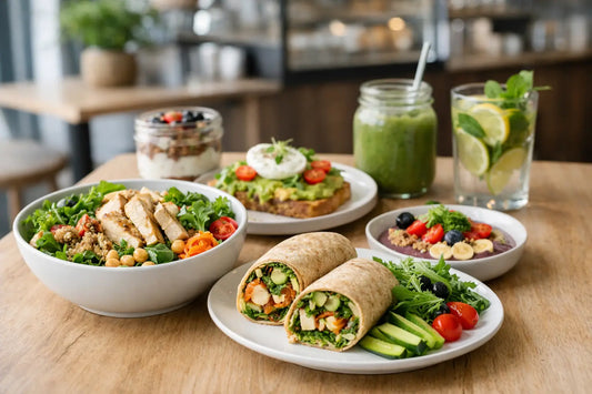 Ejemplo de carta saludable para cafetería