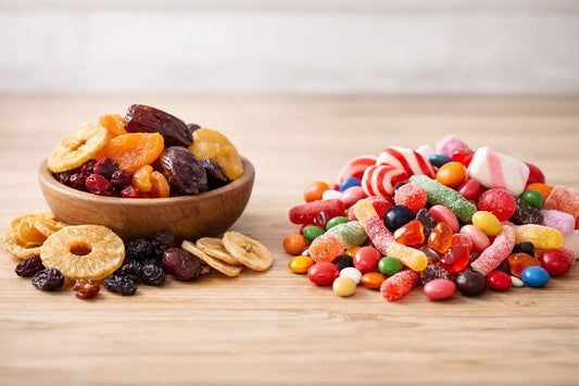 Fruta deshidratada vs dulces: ¿qué conviene?