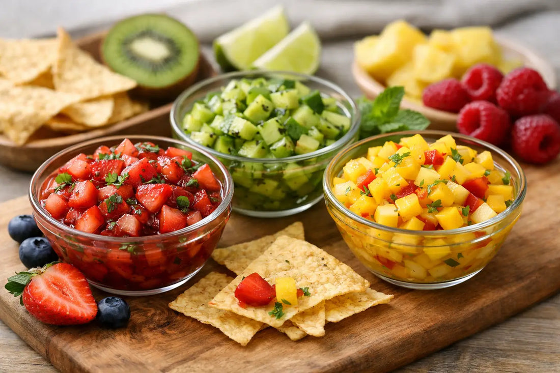 Salsas de fruta saludables para comer rico