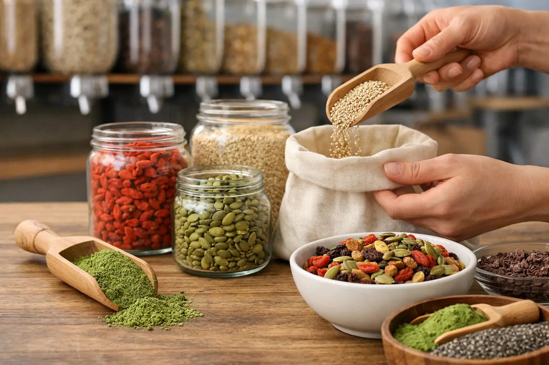 Comprar superfoods a granel sin complicarte