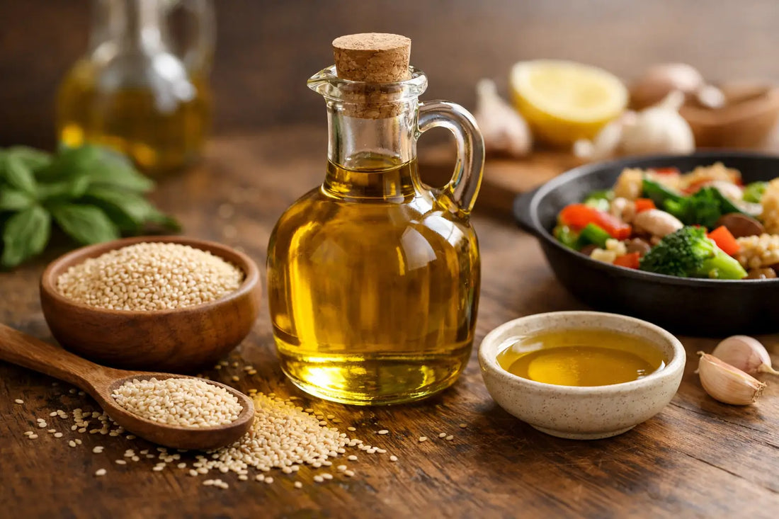 Beneficios del aceite de ajonjolí en tu cocina