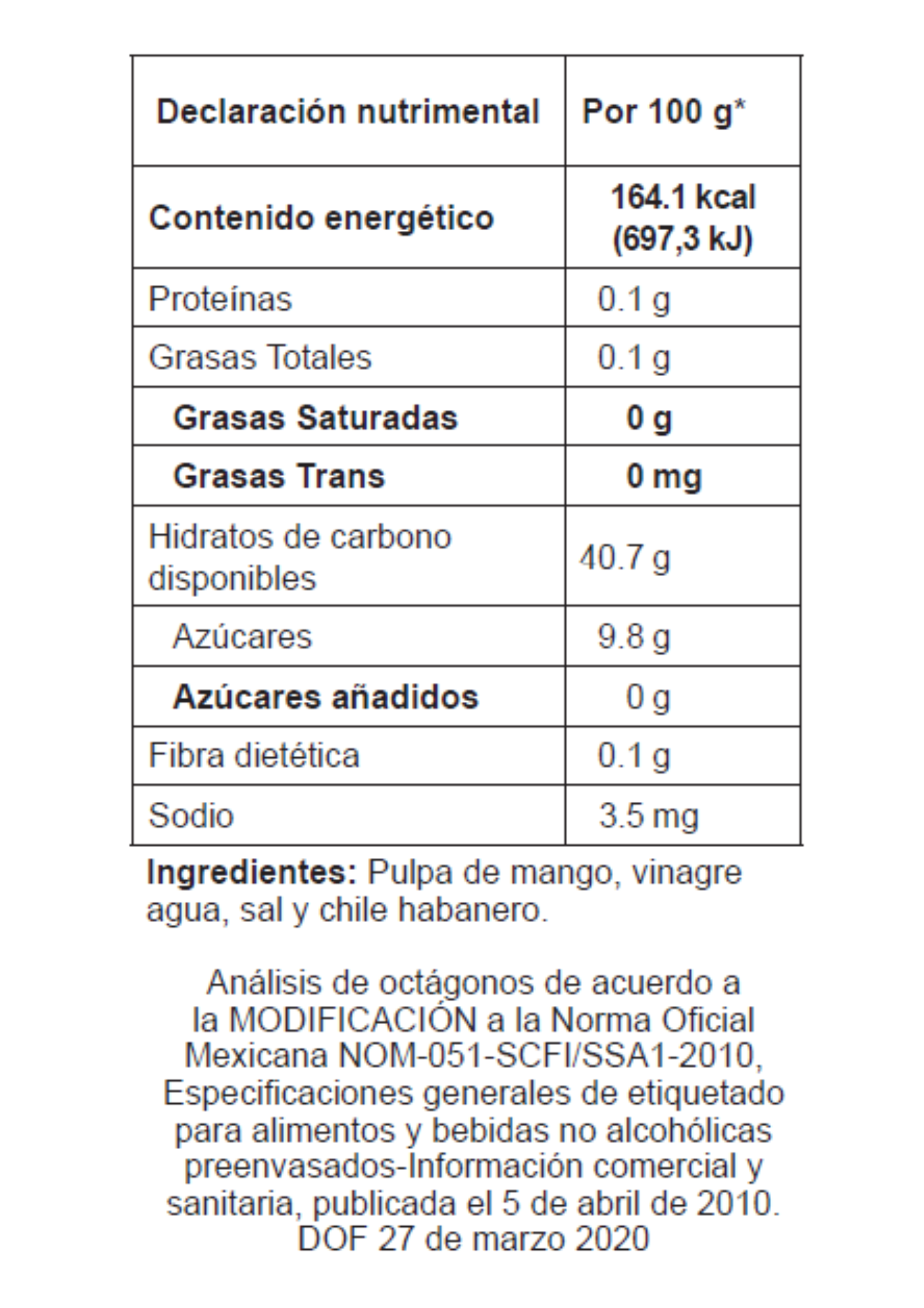 Salsa Agridulce Sabor Tamarindo Chipotle 250g