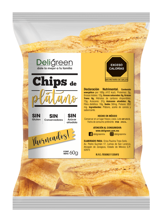 Chips de Plátano Deligreen