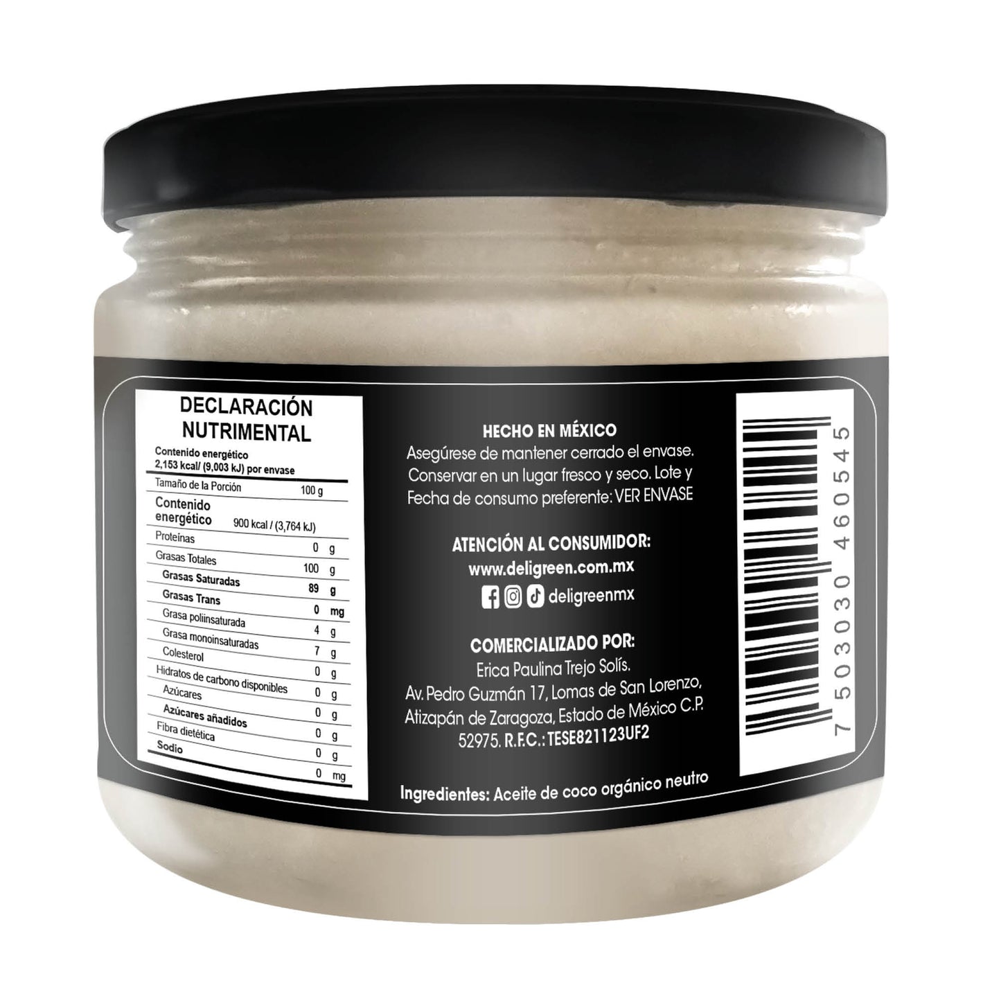 Aceite de Coco Orgánico Neutro 300ml