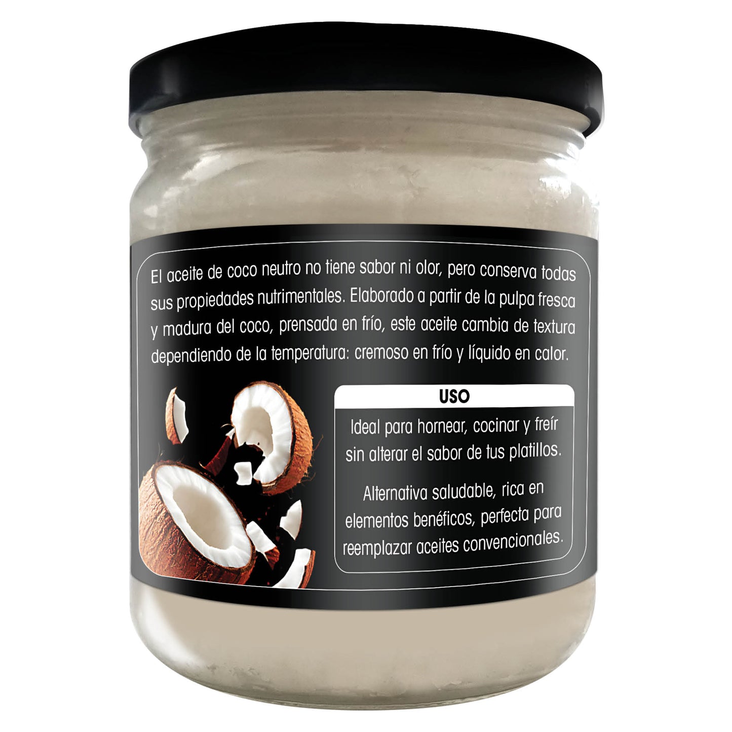 Aceite de Coco Orgánico Neutro 475ml