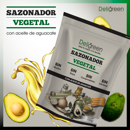Sazonador Vegetal Natural 750g - Con Aceite de Aguacate