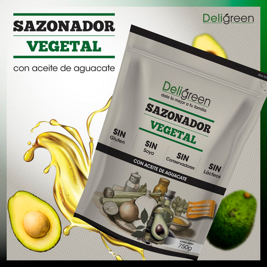Sazonador Vegetal Natural 750g - Con Aceite de Aguacate