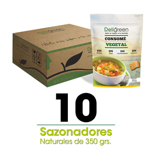 Consomé Sazonador Vegetal Deligreen - Mayoreo