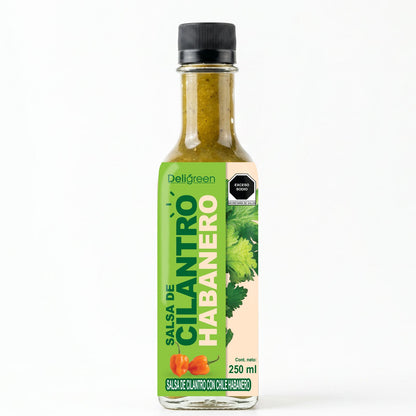 Salsa a la Leña Cilantro Habanero 250ml