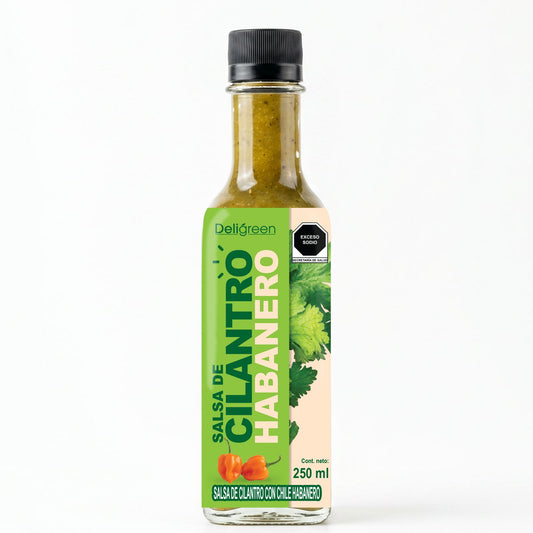 Salsa a la Leña Cilantro Habanero 250ml