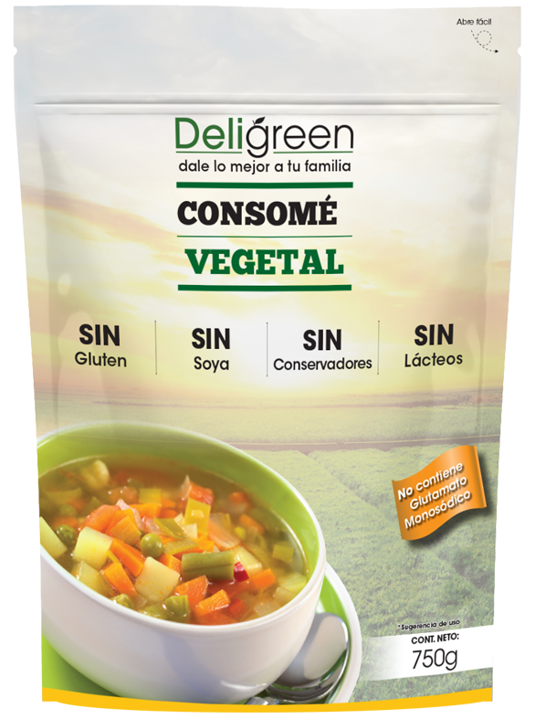 Consomé sazonador vegetal Deligreen