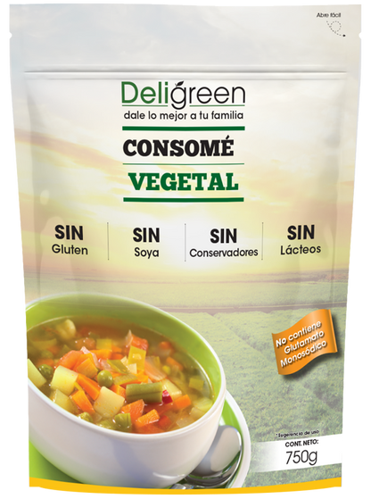 Consomé sazonador vegetal Deligreen