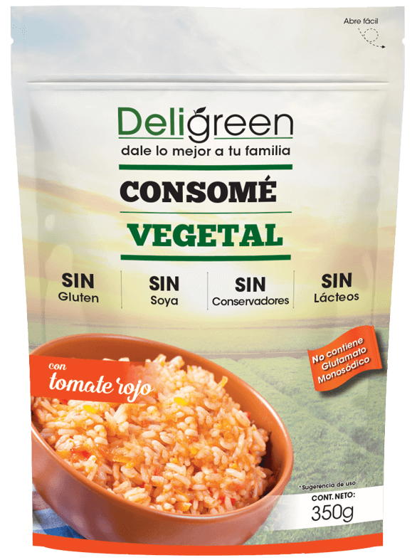 Consomé Vegetal con Jitomate Deligreen
