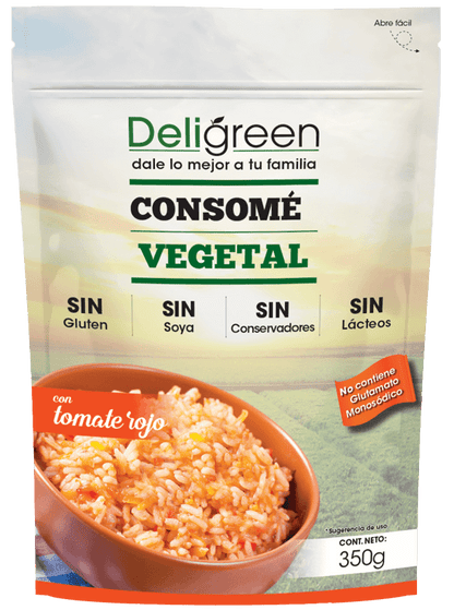 Consomé Vegetal con Jitomate Deligreen