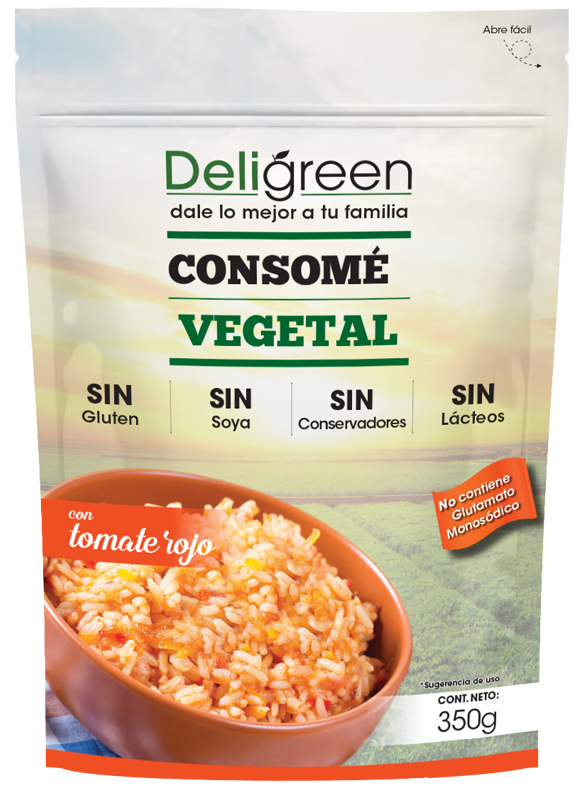 Sazonador vegetal con jitomate Deligreen