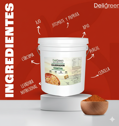 Sazonador vegetal con jitomate a granel