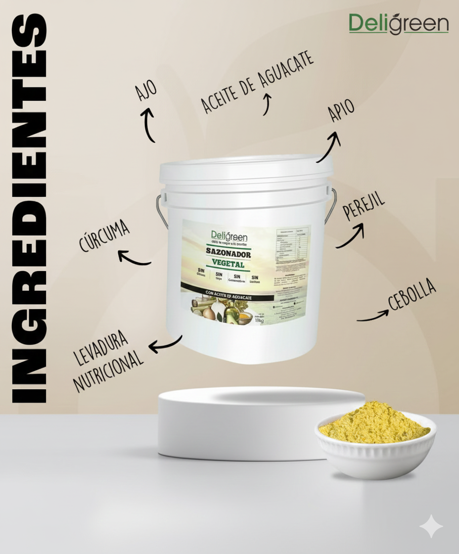 Sazonador vegetal Natural Gourmet a granel