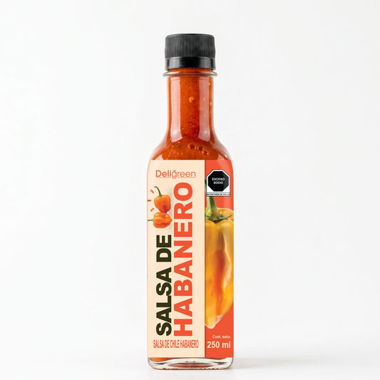 Salsa a la Leña Habanero Natural 250ml