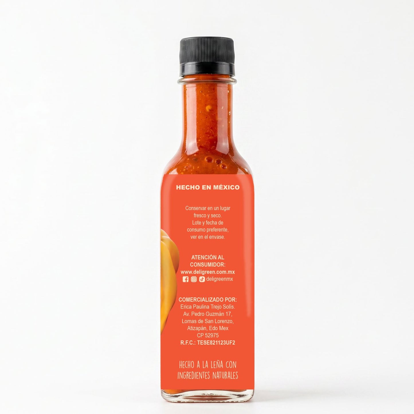 Salsa a la Leña Habanero Natural 250ml