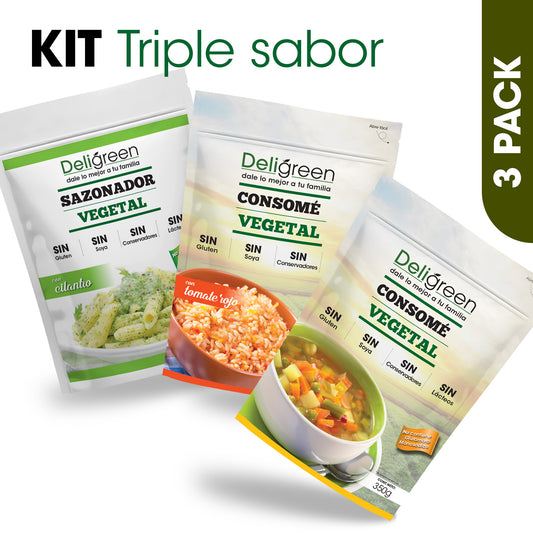 Kit Sazonador Triple Sabor