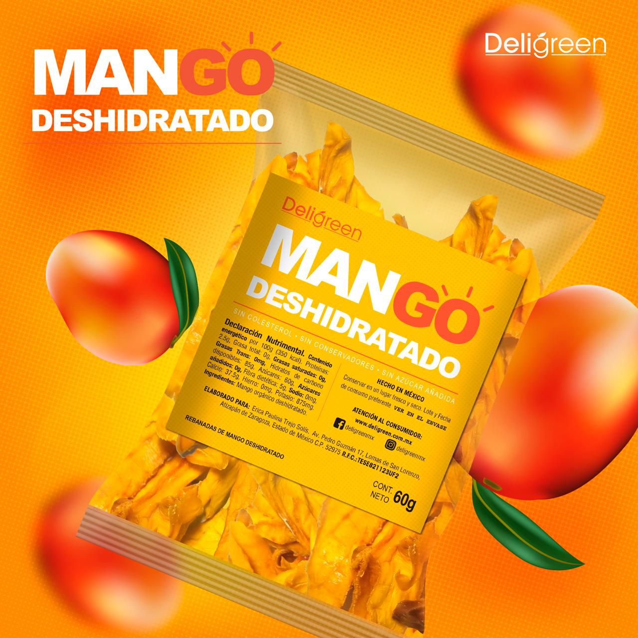 Kit 10x Mango Natural Deshidratado 60g