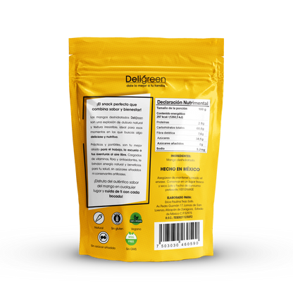 Mango Natural Deshidratado Snack Pack 200g