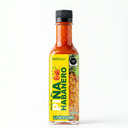 Salsa a la Leña Piña Habanero 250ml