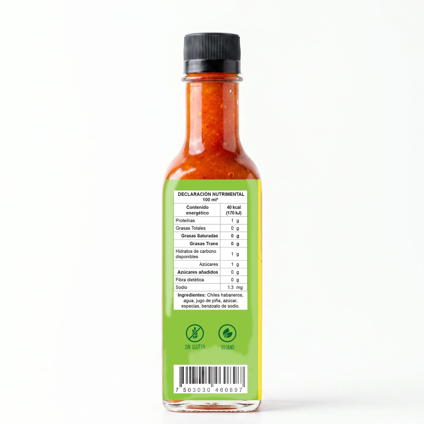 Salsa a la Leña Piña Habanero 250ml