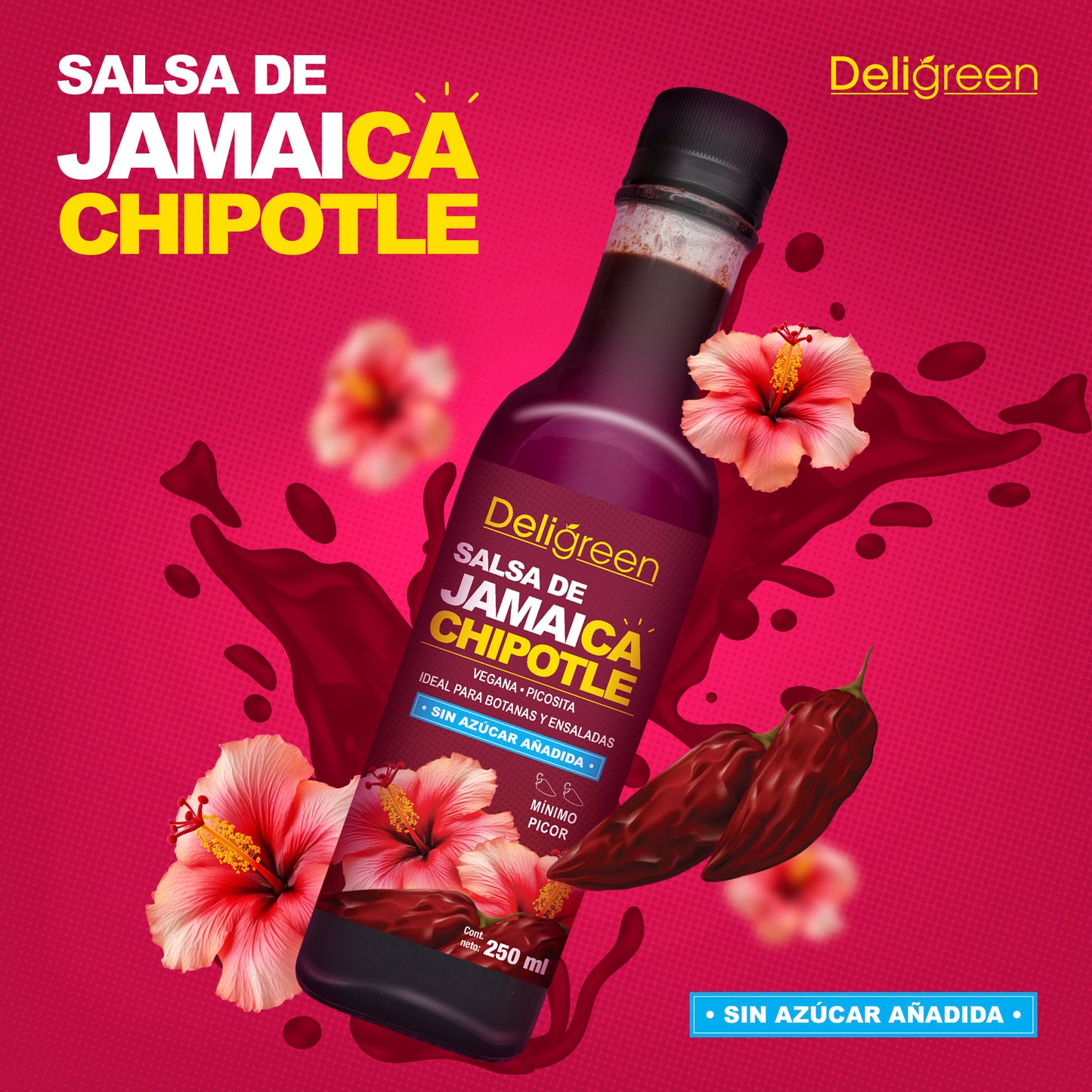 Salsa Agridulce Sabor Jamaica Chipotle 250 g