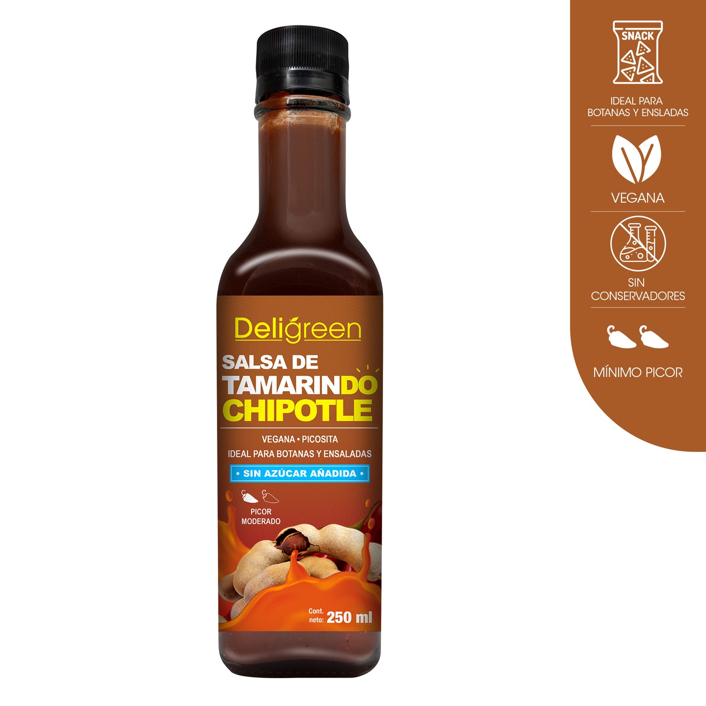 Salsa Agridulce Sabor Tamarindo Chipotle 250g