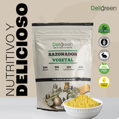 Sazonador Vegetal Natural 750g - Con Aceite de Aguacate
