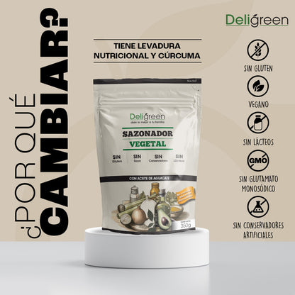 Sazonador Vegetal Natural 750g - Con Aceite de Aguacate