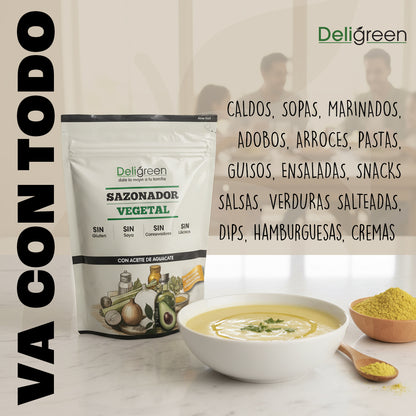 Sazonador Vegetal Natural 750g - Con Aceite de Aguacate