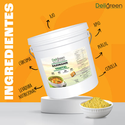 Sazonador vegetal natural a granel