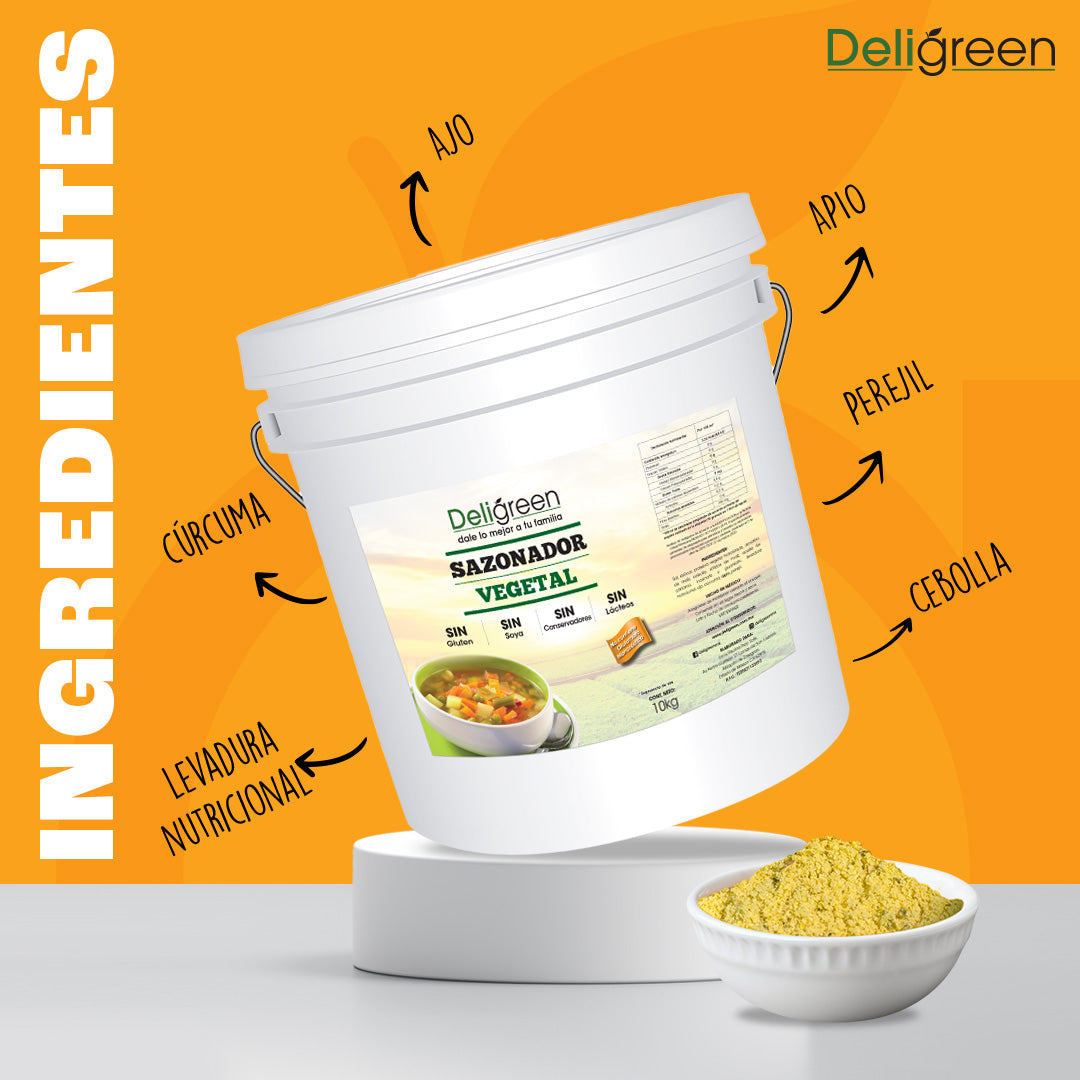 Sazonador vegetal Natural a granel