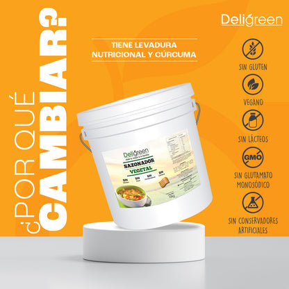 Sazonador vegetal natural a granel