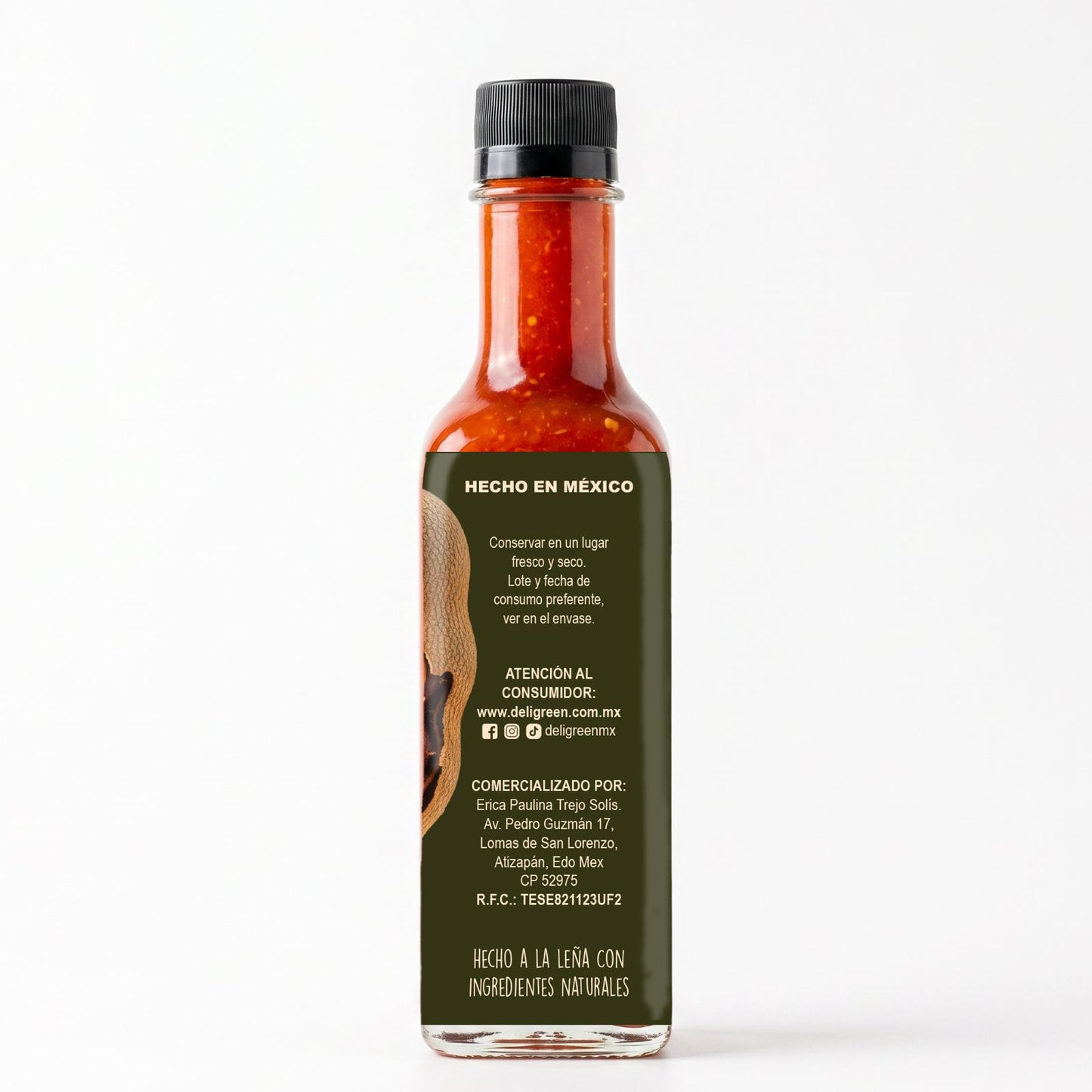 Salsa a la Leña Tamarindo Habanero 250ml