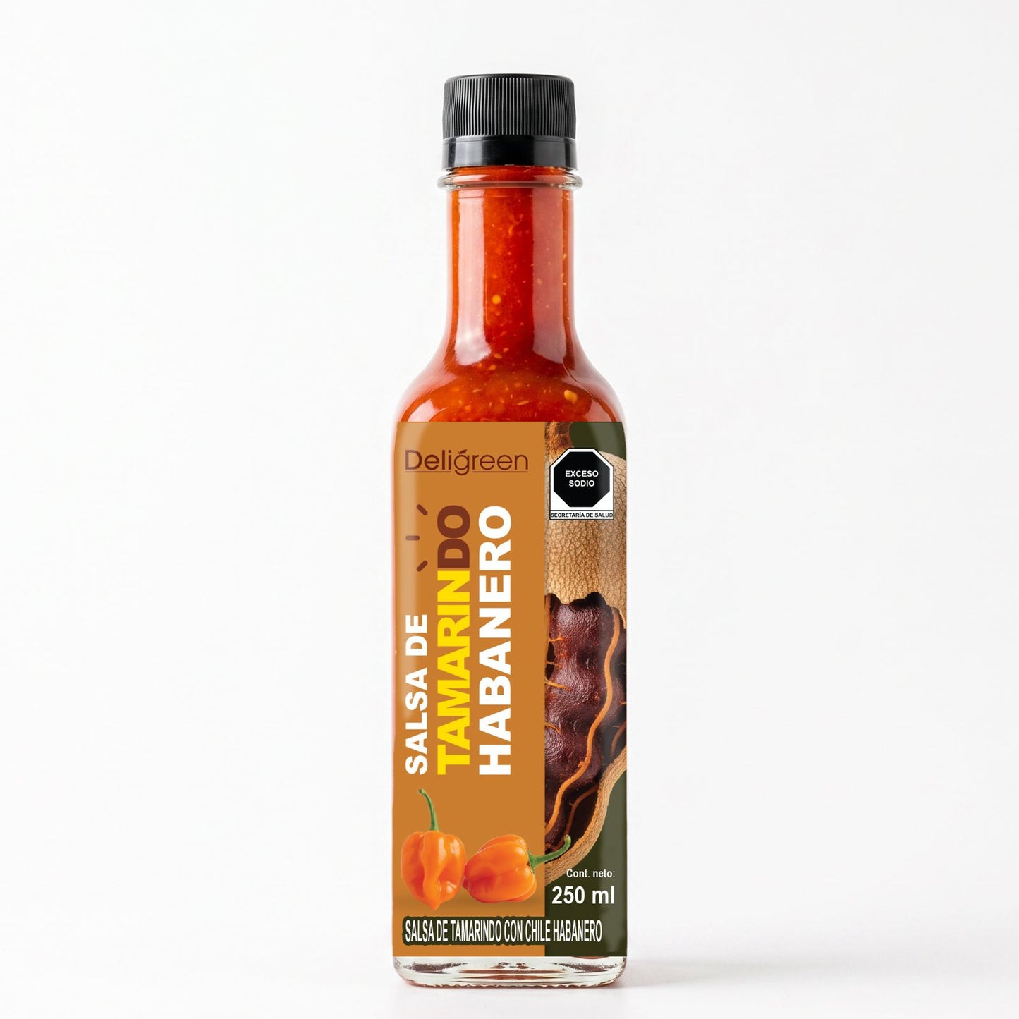 Salsa a la Leña Tamarindo Habanero 250ml