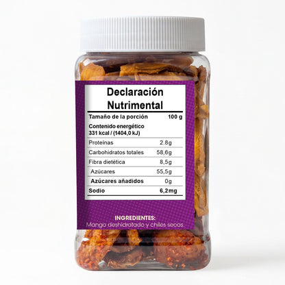 Mango Mix Deshidratado Snack Pack Bote 200g