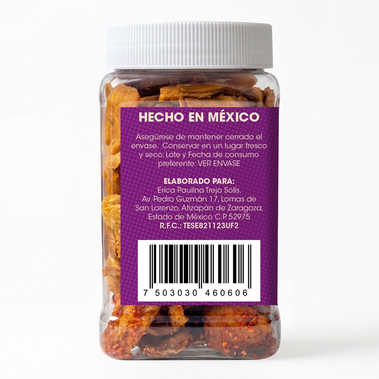 Mango Mix Deshidratado Snack Pack Bote 200g