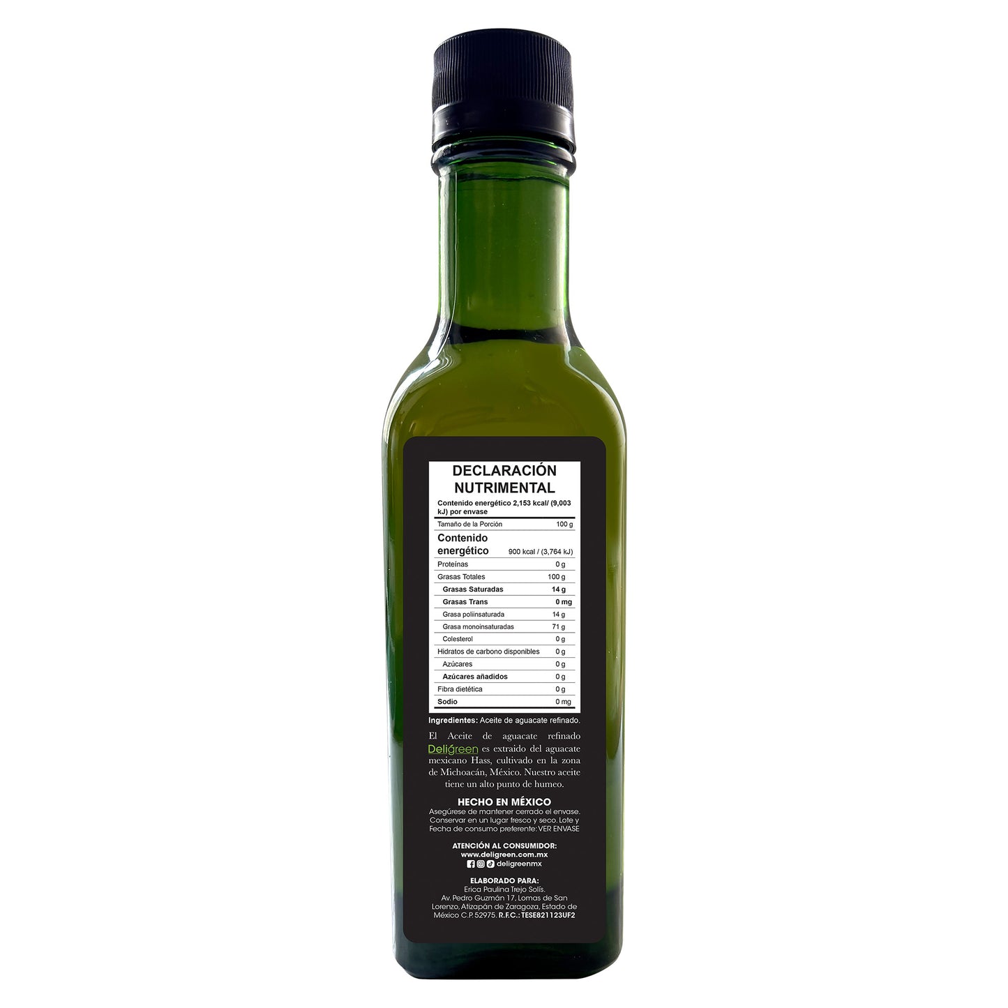 Aceite de Aguacate Refinado 260ml