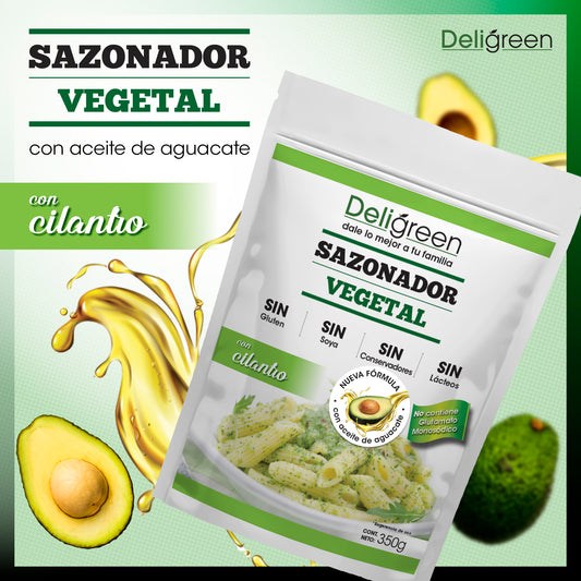 Sazonador Vegetal con Cilantro y Aceite de Aguacate 350g