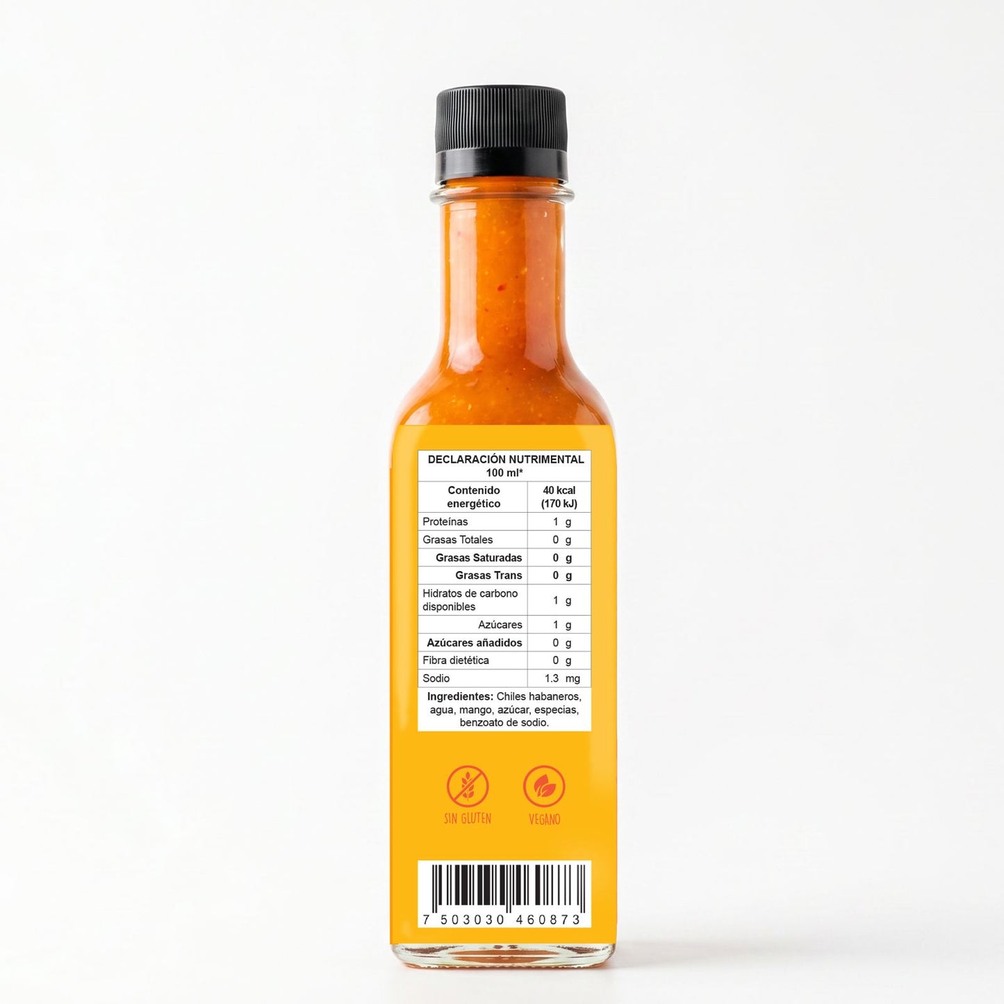 Salsa a la Leña Mango Habanero 250ml
