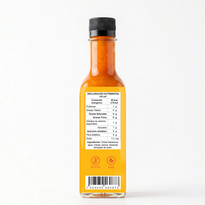 Salsa a la Leña Mango Habanero 250ml