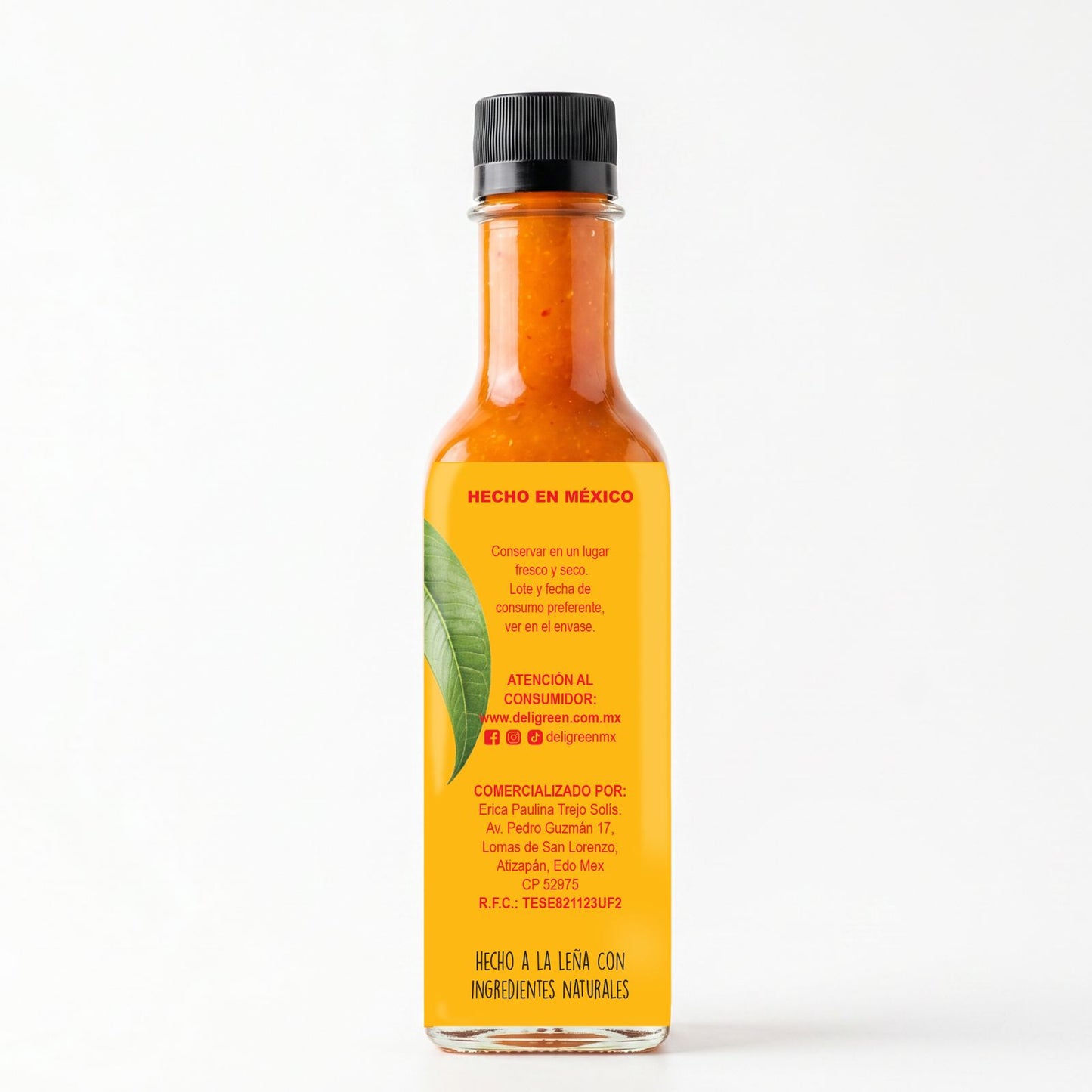 Salsa a la Leña Mango Habanero 250ml